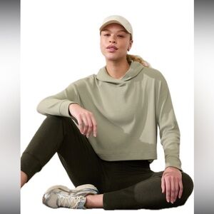 Athleta Presence Hoodie, EUC, color: Moss, Size XL